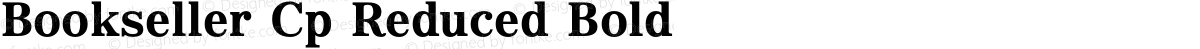 Bookseller Cp Reduced Bold