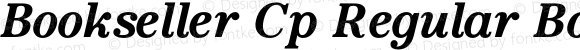 Bookseller Cp Regular Bold Italic