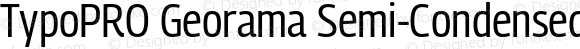 TypoPRO Georama Semi Condensed Regular