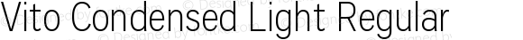 Vito Condensed Light Regular