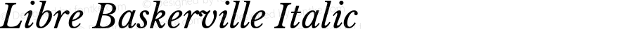 Libre Baskerville Italic