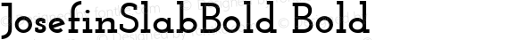 Josefin Slab Bold