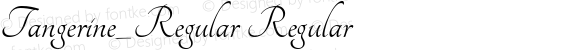 Tangerine_Regular Regular