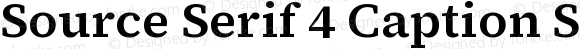 Source Serif 4 Caption Semibold