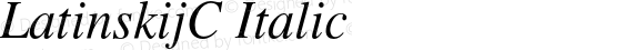 LatinskijC Italic