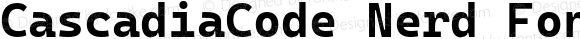 Cascadia Code Bold Nerd Font Complete