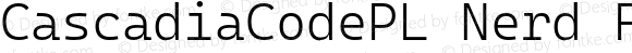 CascadiaCodePL Nerd Font Light
