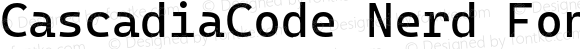 CascadiaCode Nerd Font Regular