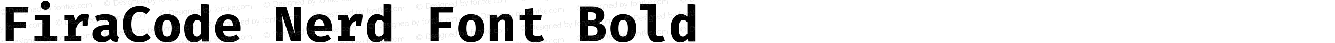 FiraCode Nerd Font Bold