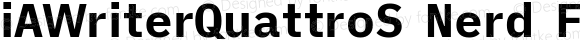 iAWriterQuattroS Nerd Font Bold