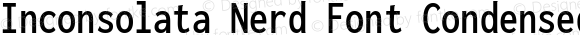 Inconsolata Nerd Font Condensed SemiBold