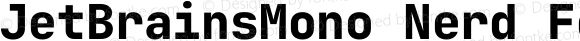 JetBrainsMono Nerd Font ExtraBold