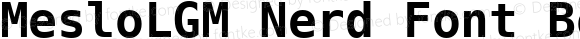 MesloLGM Nerd Font Bold