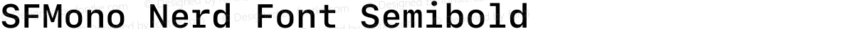 SFMono Nerd Font Semibold