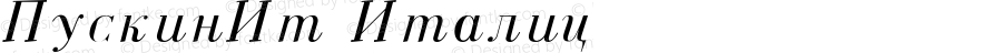 PuskinIt Italic