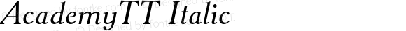 AcademyTT Italic