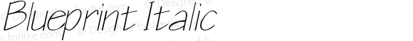 Blueprint Italic