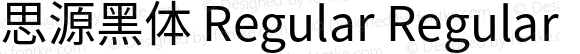 思源黑体 Regular Regular Version 1.004;PS 1.004;hotconv 1.0.82;makeotf.lib2.5.63406