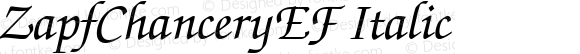 ZapfChanceryEF Italic