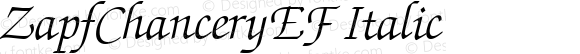 ZapfChanceryEF Italic