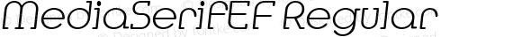 MediaSerifEF-ExtraLightItalic