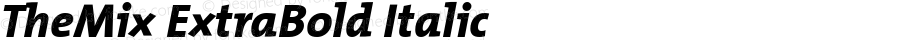 TheMix ExtraBold Italic