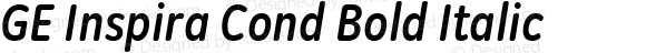 GE Inspira Cond Bold Italic