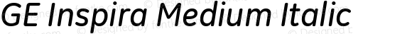 GE Inspira Medium Italic