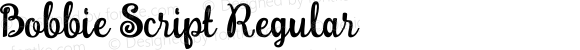 BobbieScript-Regular