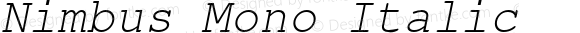 Nimbus Mono Italic