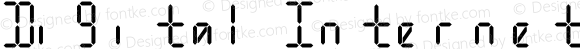 Digital Internet Semibold Italic