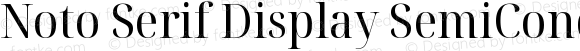 Noto Serif Display SemiCondensed