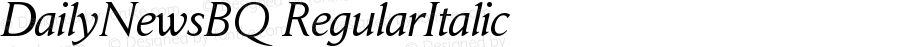 DailyNewsBQ Regular Italic