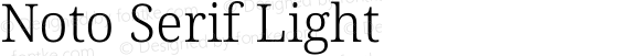 Noto Serif Light