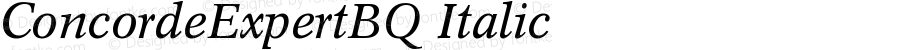 ConcordeExpertBQ Italic