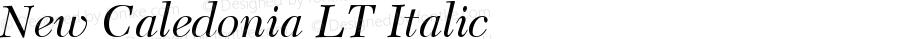 New Caledonia LT Italic