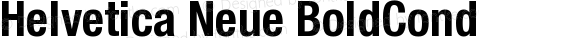 Helvetica Neue BoldCond