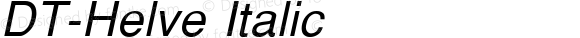 DT-Helve Italic 1.0 Sat Jan 30 10:19:52 1993