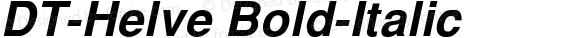 DT-Helve Bold-Italic 1.0 Sat Jan 30 10:18:32 1993