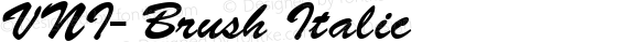 VNI-Brush-Italic