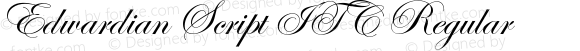 Edwardian Script ITC Regular