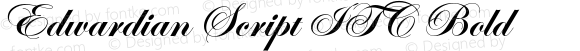 Edwardian Script ITC Bold