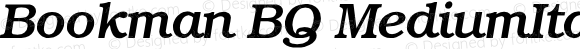 Bookman BQ MediumItalic