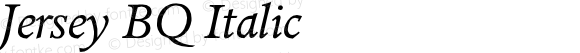 Jersey (R) Italic