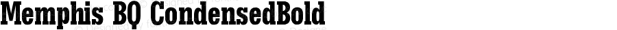 Memphis* Condensed Bold