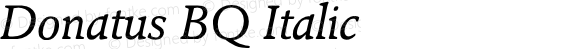 Donatus (R) Italic