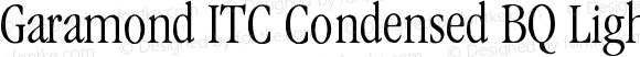 Garamond ITC Condensed BQ Light