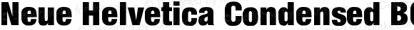 Neue Helvetica Condensed BQ Black
