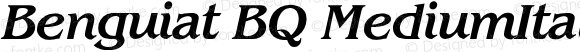 Benguiat BQ MediumItalic