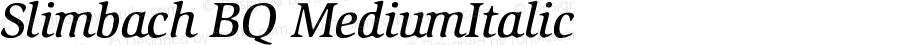 Slimbach* Medium Italic